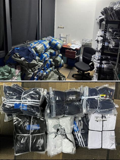 man arrested for counterfeit goods